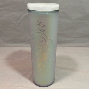 Starbucks Summer 2021 Iridescent Mermaid Tumbler 16 oz Grande